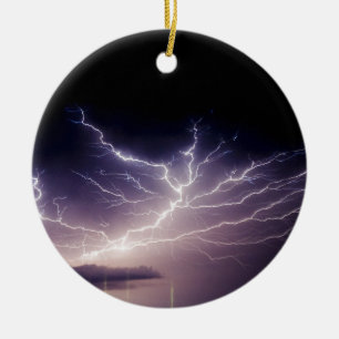 Nattblixt Julgransprydnad Keramik