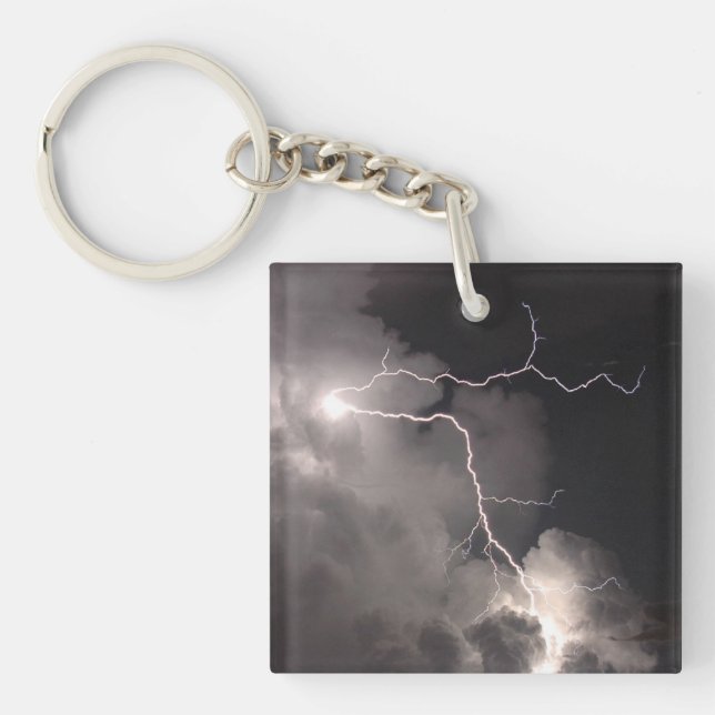 Nattblixt Storm clouds Keychain (Framsidan)