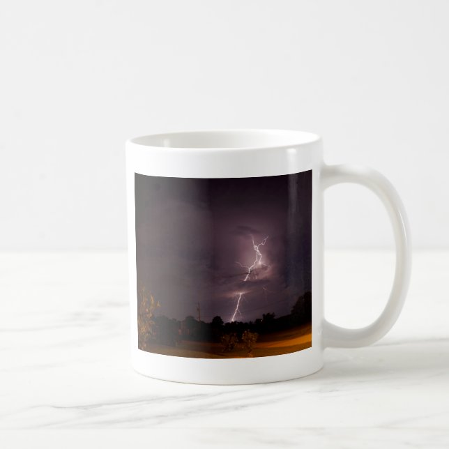 Nattblixt Storm moln Kaffemugg (Höger)
