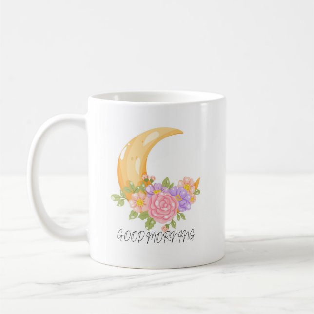 Nattblommande blommor kaffemugg (Vänster)