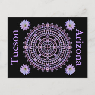 Nattblommande Mandala vykort
