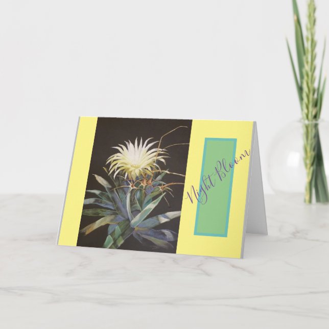 "Nattbloom" av Bruce Tunis Kort (Framsida)