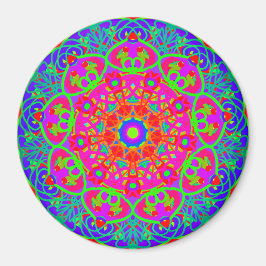 Nattblooming Flower Mandala Stil Magnet