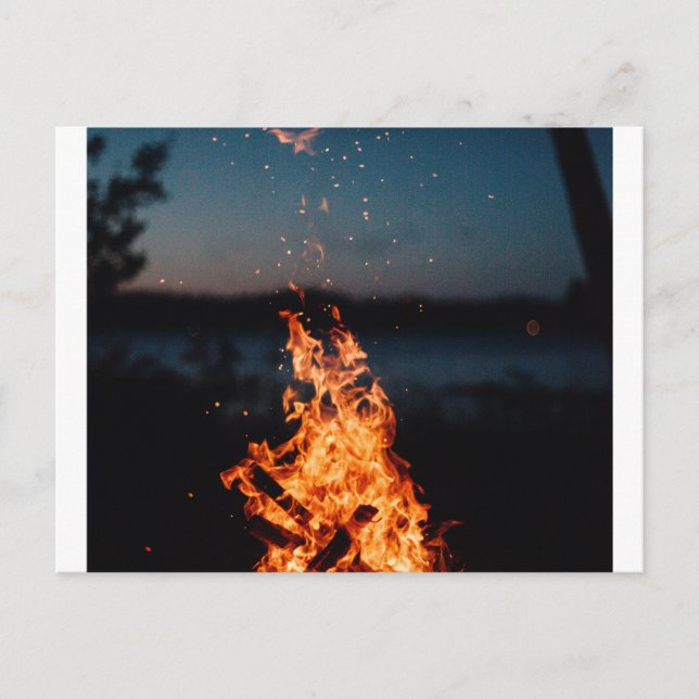 nattbrand vykort (Framsida)