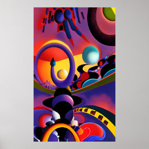 Nattchauffören Ken Gage Surrealism Poster