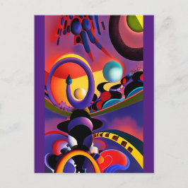 Nattchauffören Ken Gage Surrealism Vykort