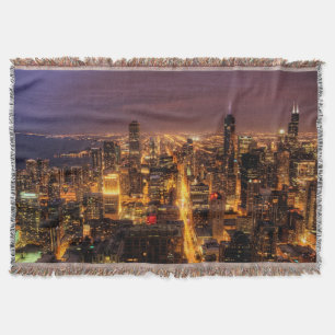 Nattcityscape av Chicago Filt