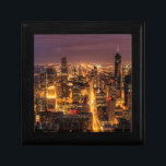 Nattcityscape av Chicago Minnesask<br><div class="desc">Nattcityscape av Chicago</div>
