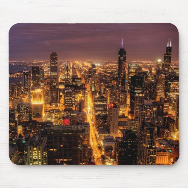 Nattcityscape av Chicago Musmatta (Framsidan)