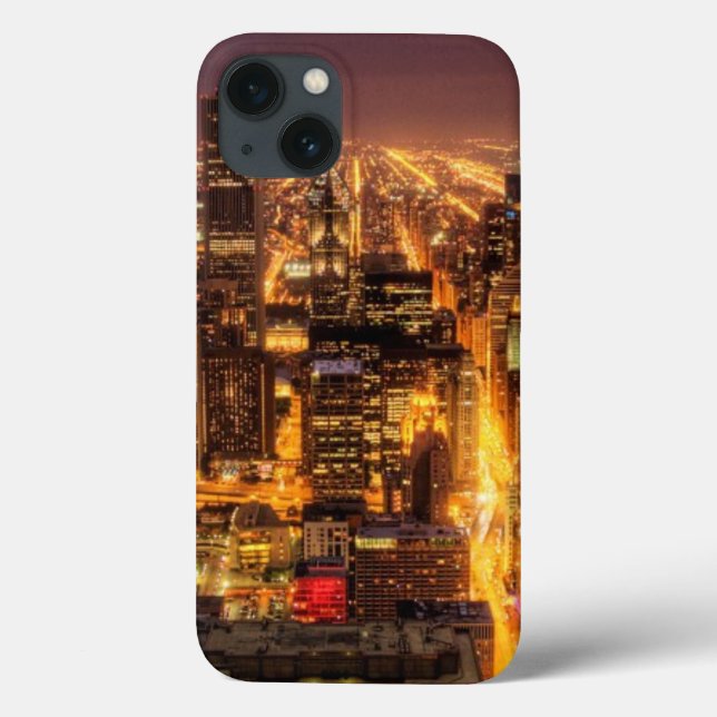 Nattcityscape i Chicago (Baksida)