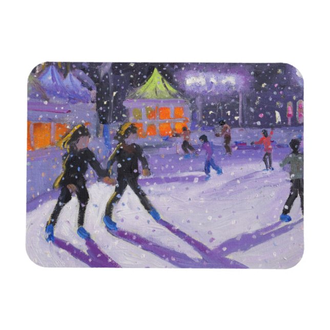 Nattdagar skater Derby 2014 Magnet (Horisontell)