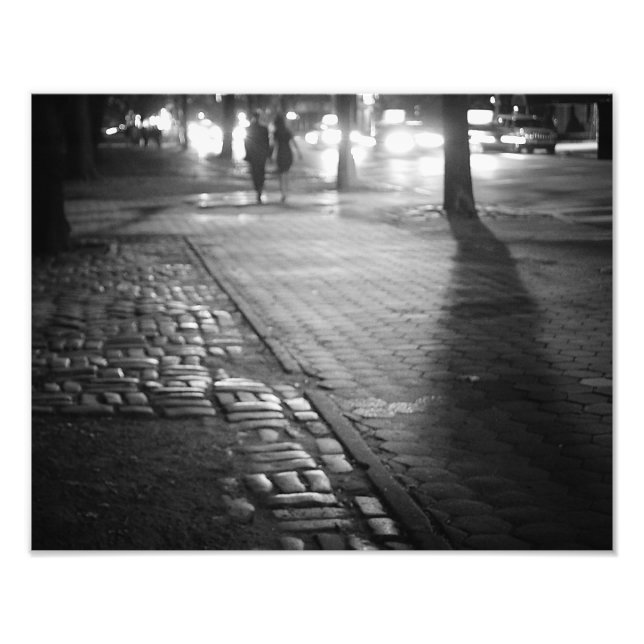 Nattdagen Romantik - Centralparken Öster - New Yor Fototryck (Framsidan)