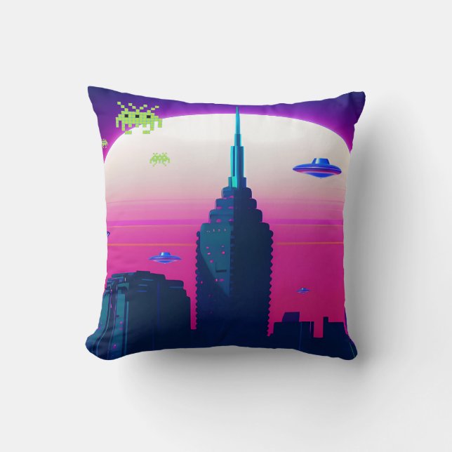 Nattdagen Vinkarare och Vapor Daze Kudde (Framsida)