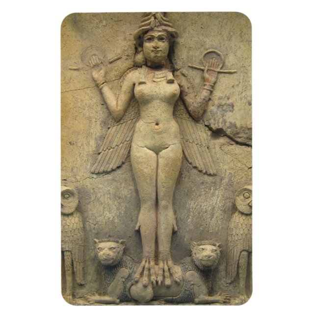 Nattdrottning - Burney Relief Lilith Magnet (Vertikal)