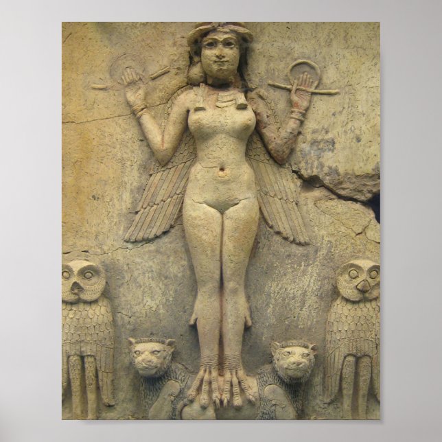 Nattdrottning - Burney Relief Lilith Poster (Framsidan)