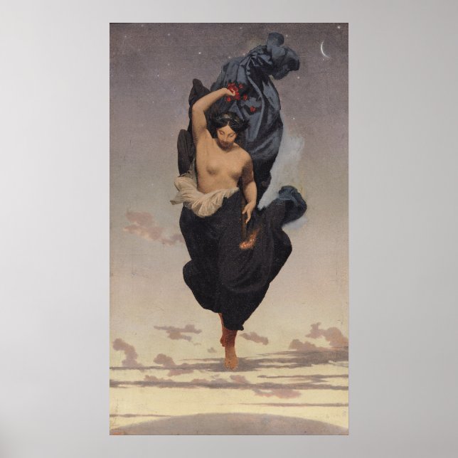 Natten, 1850-55 poster (Framsidan)