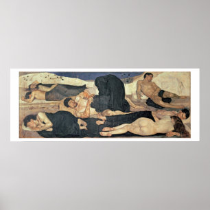 Natten, 1890 (olja på canvas) poster