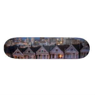 Natten beskådar av "målade dam hus skateboard bräda 19,5 cm