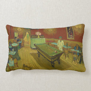 Natten Café av Vincent Van Gogh (1888) Lumbarkudde