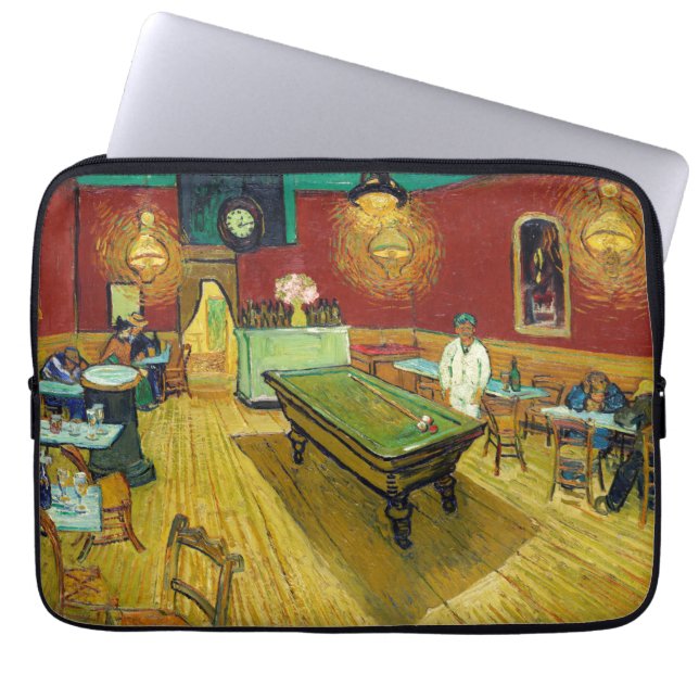 Natten Cafe - Vincent van Gogh Painting Art Laptop Fodral (Framsidan)