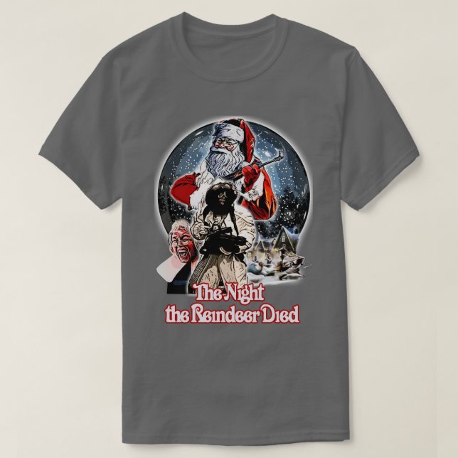 Natten då Reindeer dog T Shirt (Design framsida)