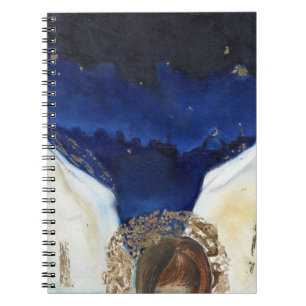 Natten fick ängeln hans vingar 2014 anteckningsbok med spiral