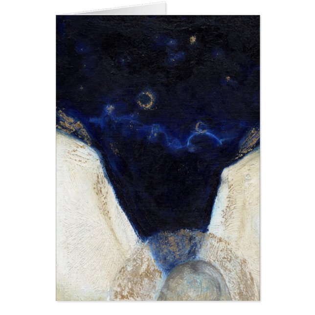 Natten fick ängeln hans vingar 2 2013 hälsningskort (Framsidan)