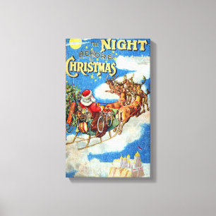 Natten för jul canvastryck