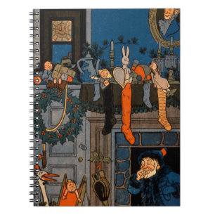 Natten för jul, vid Denlow, 1903 (colouen Anteckningsbok Med Spiral