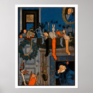 Natten för jul, vid Denlow, 1903 (colouen Poster