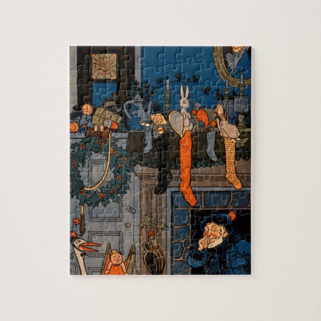 Natten för jul, vid Denlow, 1903 (colouen Pussel (Vertikal)