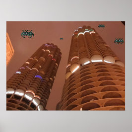 Natten för Marina City-invaderarna Poster