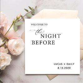 Natten före Anpassningsbarna för repetitionsmiddag Pappersservett