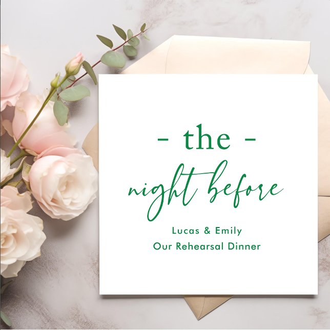 Natten före Anpassningsbarna för repetitionsmiddag Pappersservett (Skapare uppladdad)