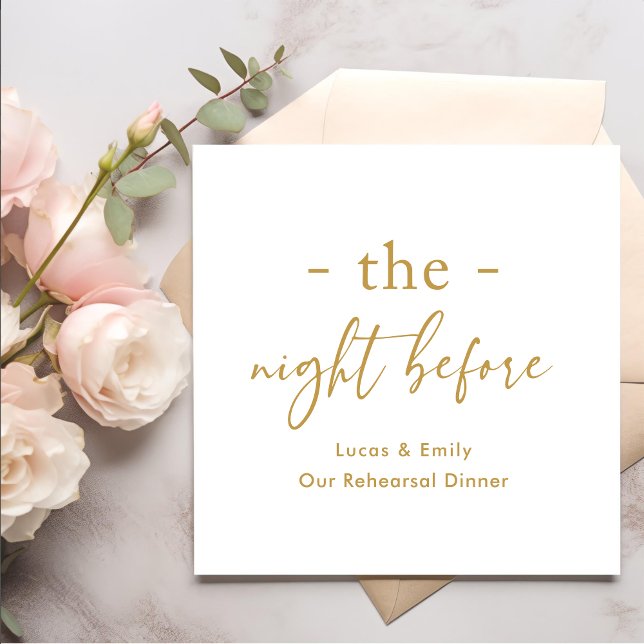 Natten före Anpassningsbarna för repetitionsmiddag Pappersservett (Skapare uppladdad)