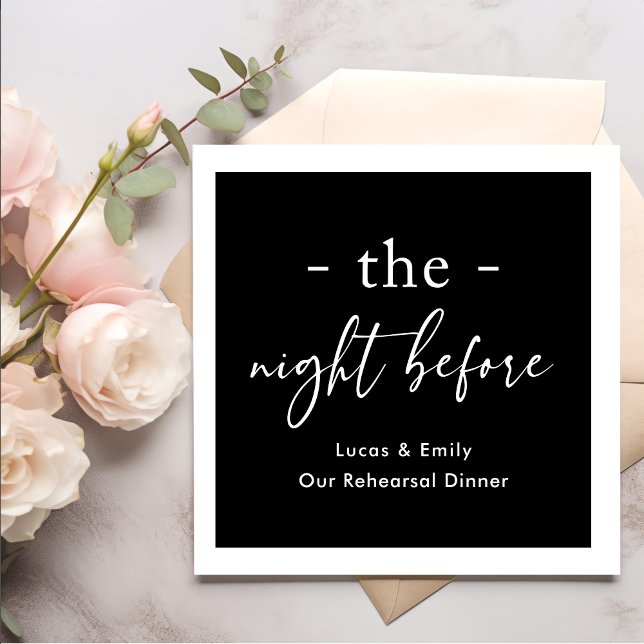 Natten före Anpassningsbarna för repetitionsmiddag Pappersservett (Skapare uppladdad)