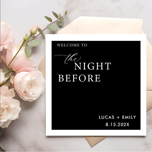 Natten före Anpassningsbarna för repetitionsmiddag Pappersservett (Skapare uppladdad)