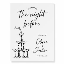 Natten före Anpassningsbarnas repetitionsmiddag Vä