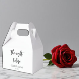 Natten före Bröllop-middagen Presentaskar