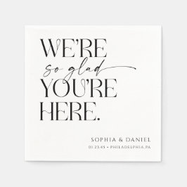 Natten före Bröllop-middagshuset Pappersservett