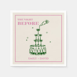 Natten före Bröllop Napkins Pappersservett