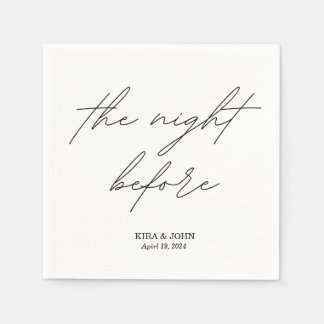 Natten före Cocktail Napkin Pappersservett