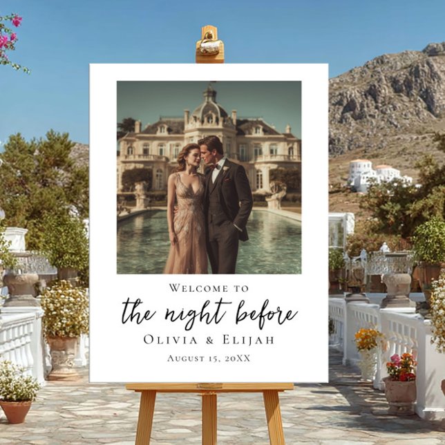 Natten före elegantens fotografering välkomnas poster (Skapare uppladdad)