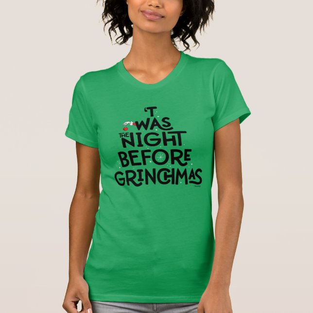 Natten före Grinchmas T Shirt (Framsida)