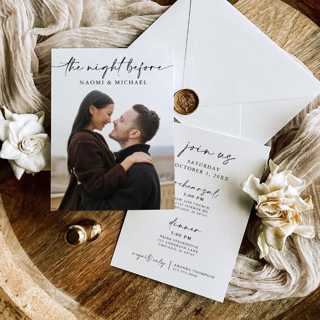 Natten före inbjudan till repetitionsmiddag (Skapare uppladdad)