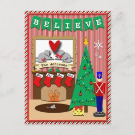 Natten före jul ・ 4 lager helg vykort