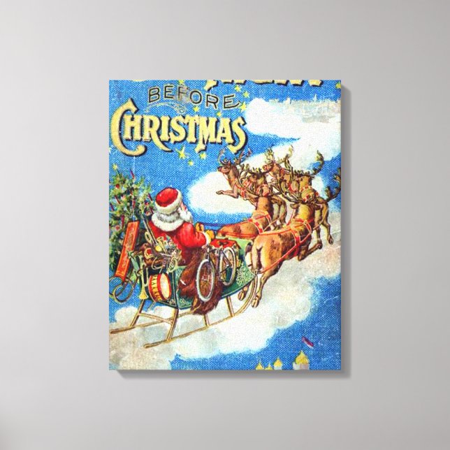Natten före jul canvastryck (Framsida)