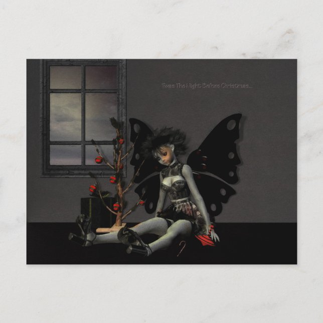 Natten före jul helg vykort (Framsida)