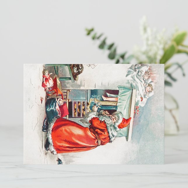 Natten före jul inbjudningar (Stående Fram)