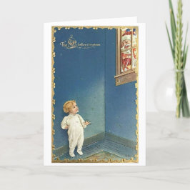 Natten före jul-Vintagen Helgkort